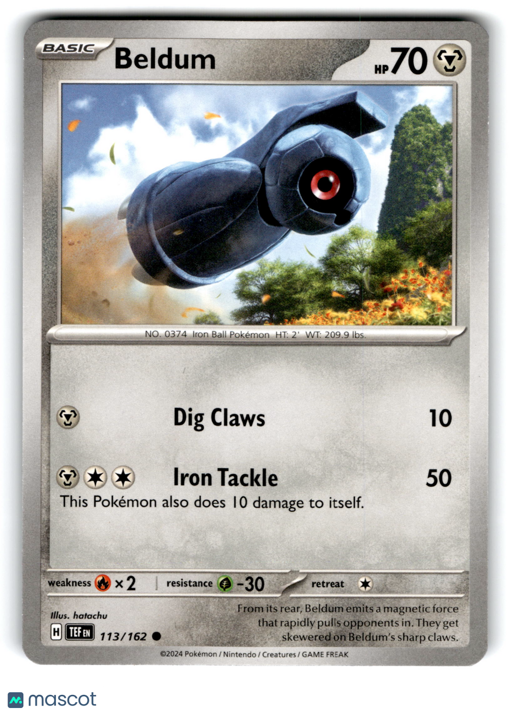 2024 Pokemon Beldum #113/162