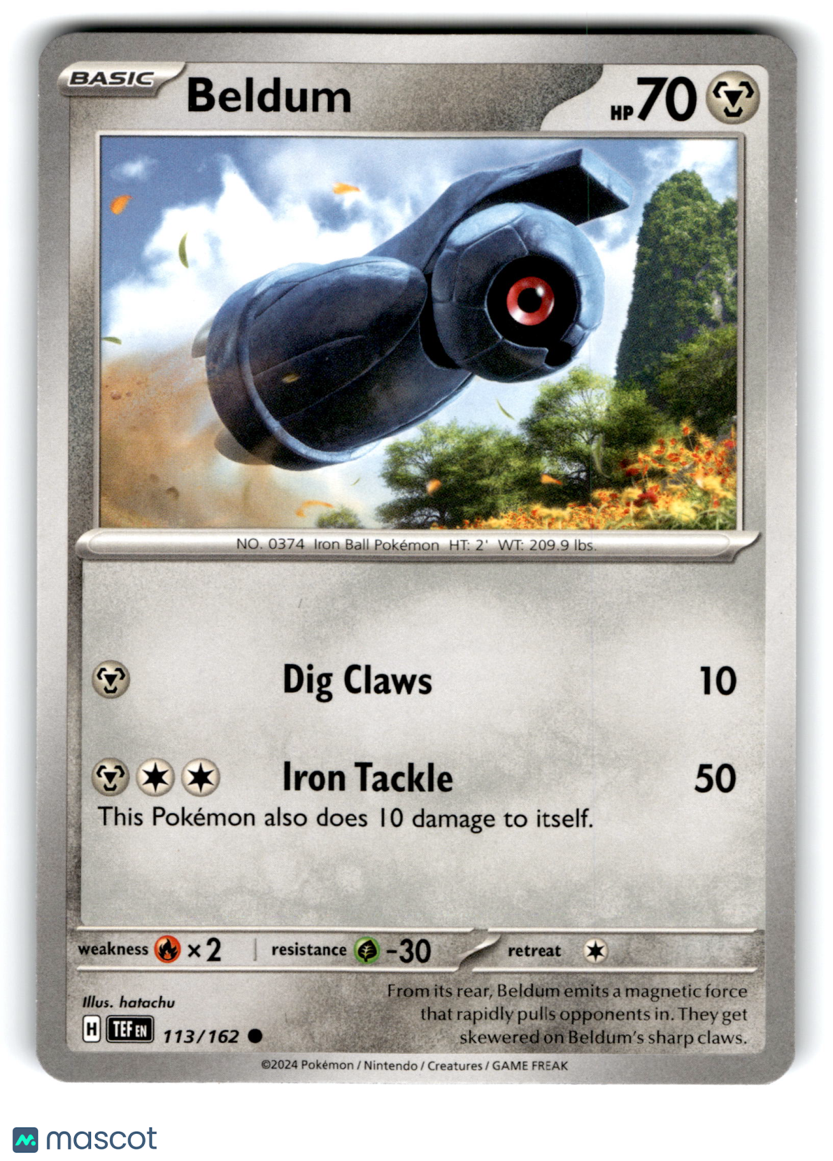 2024 Pokemon Beldum #113/162