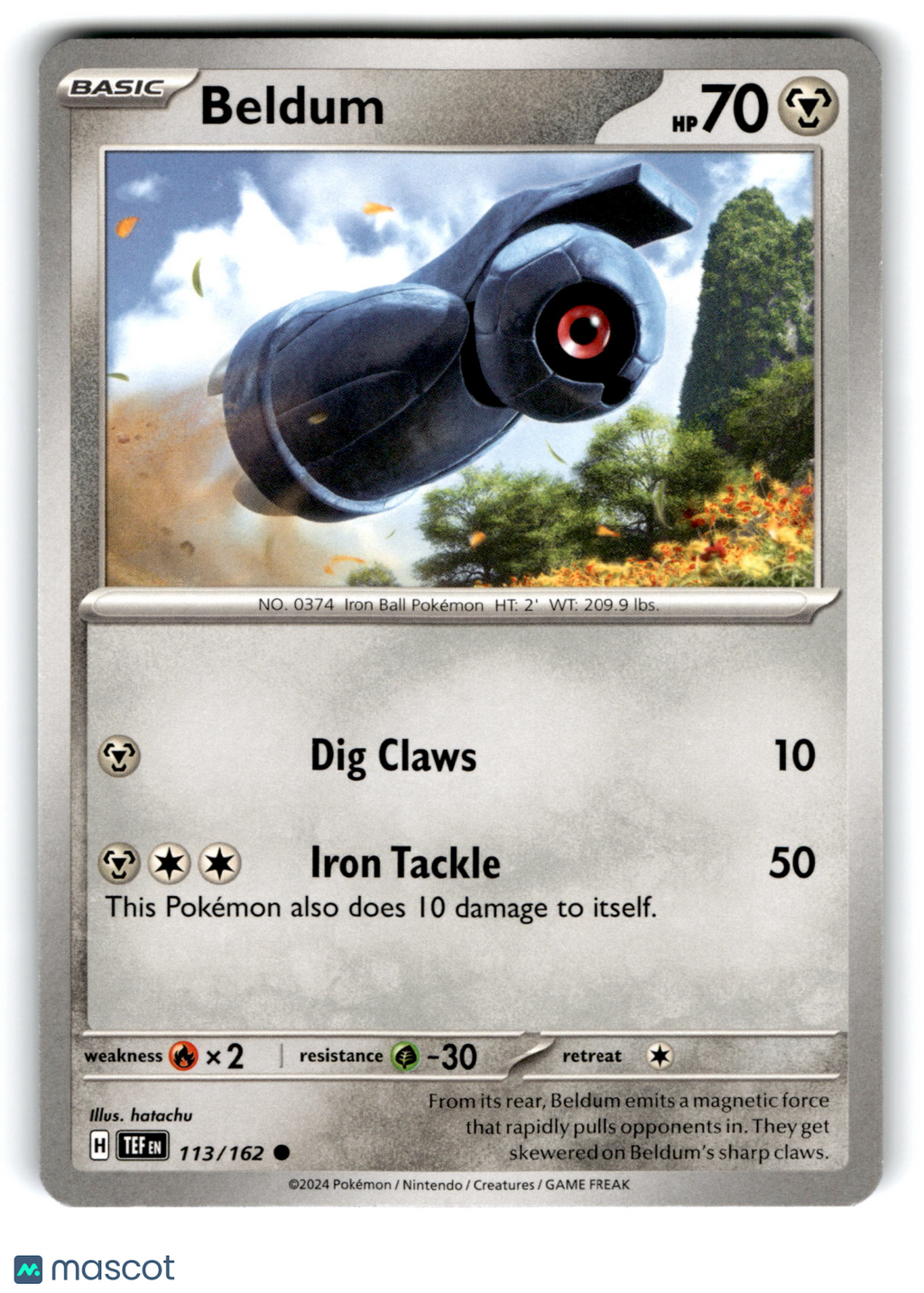 2024 Pokemon Beldum #113/162