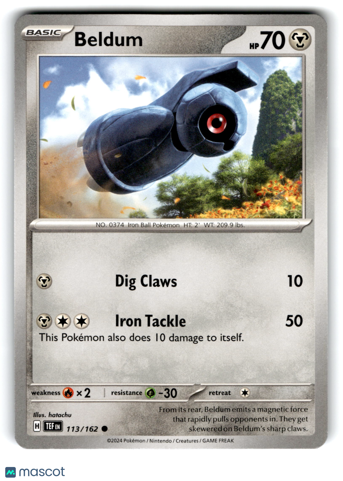 2024 Pokemon Beldum #113/162