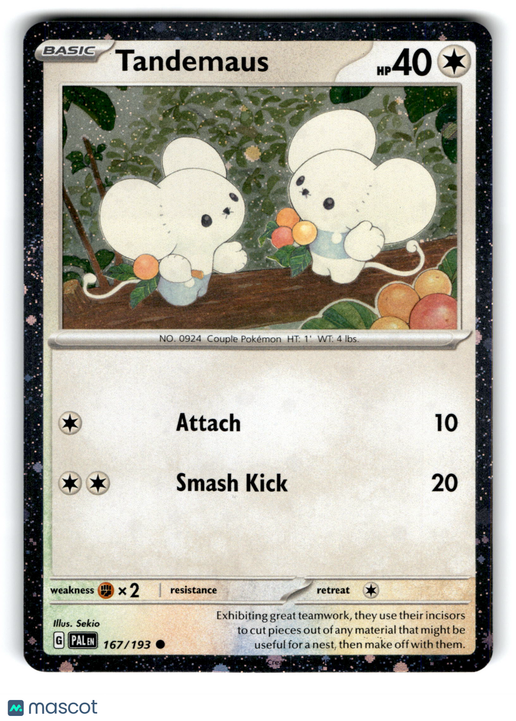 2023 Pokemon Tandemaus #167/193