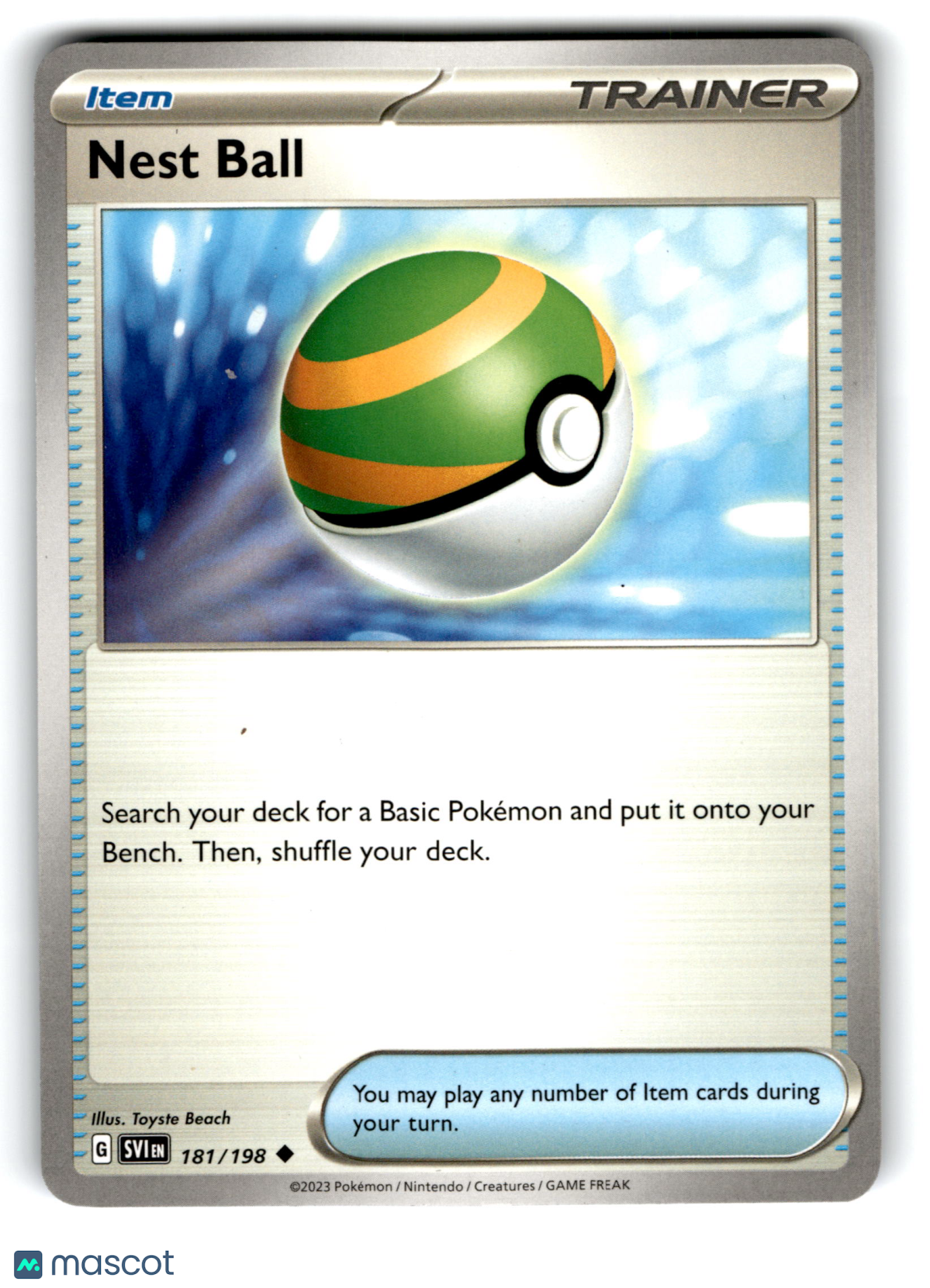 2023 Pokemon Nest Ball #181/198