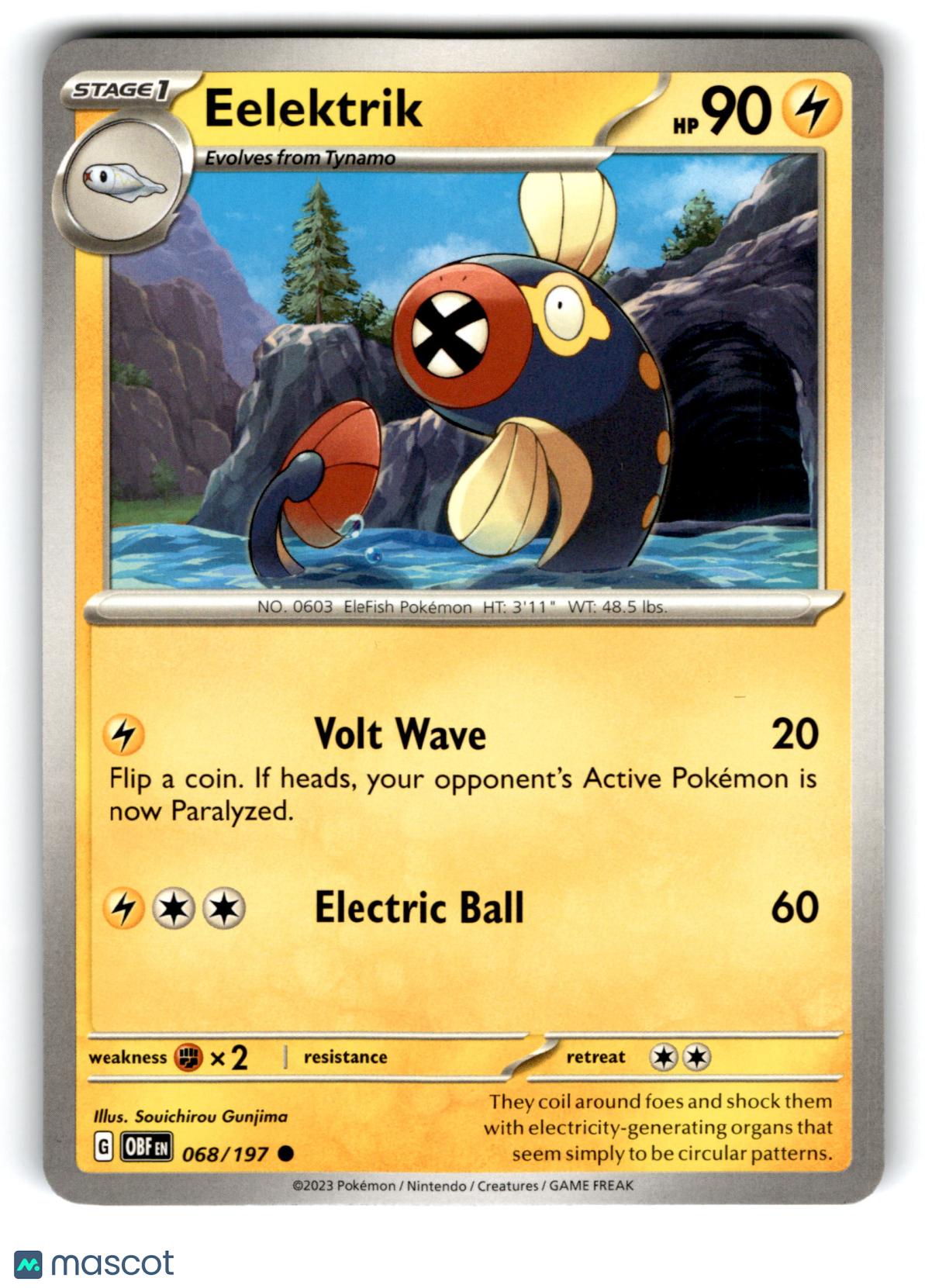 2023 Pokemon Eelektrik #68/197