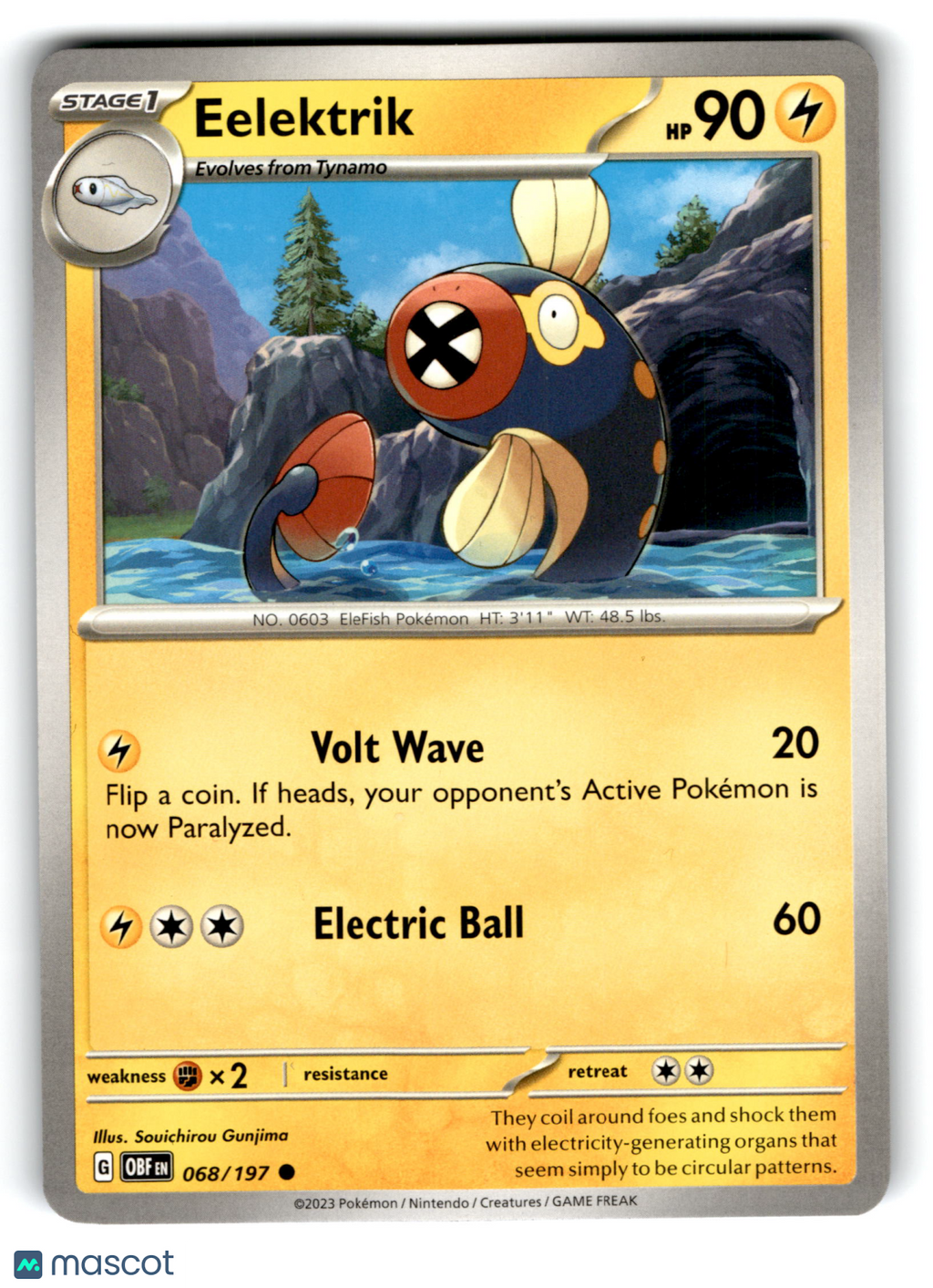 2023 Pokemon Eelektrik #68/197