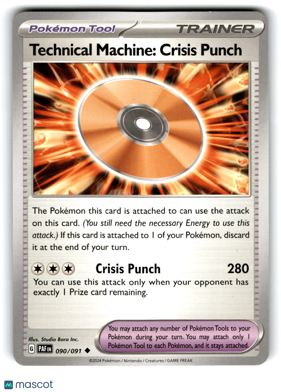 2024 Pokemon Technical Machine: Crisis Punch #90/91