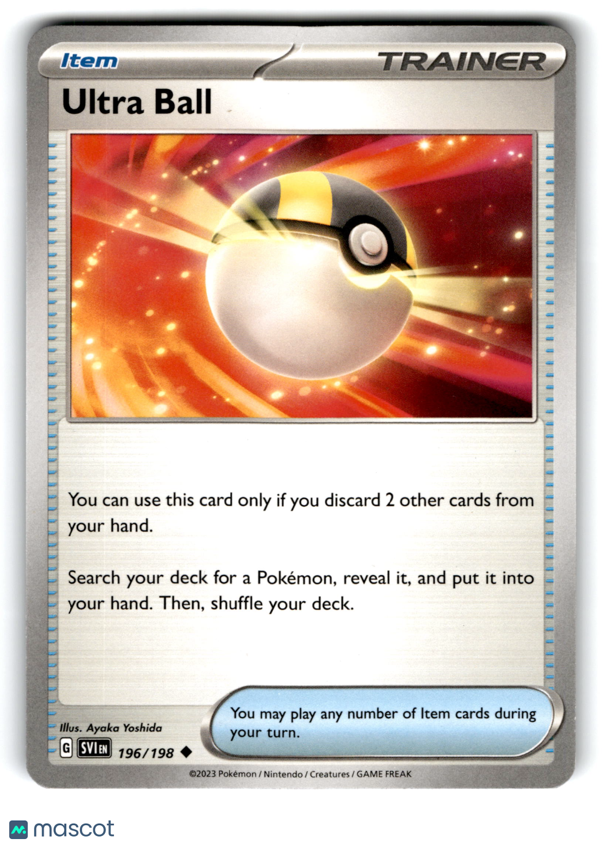 2023 Pokemon Ultra Ball #196/198