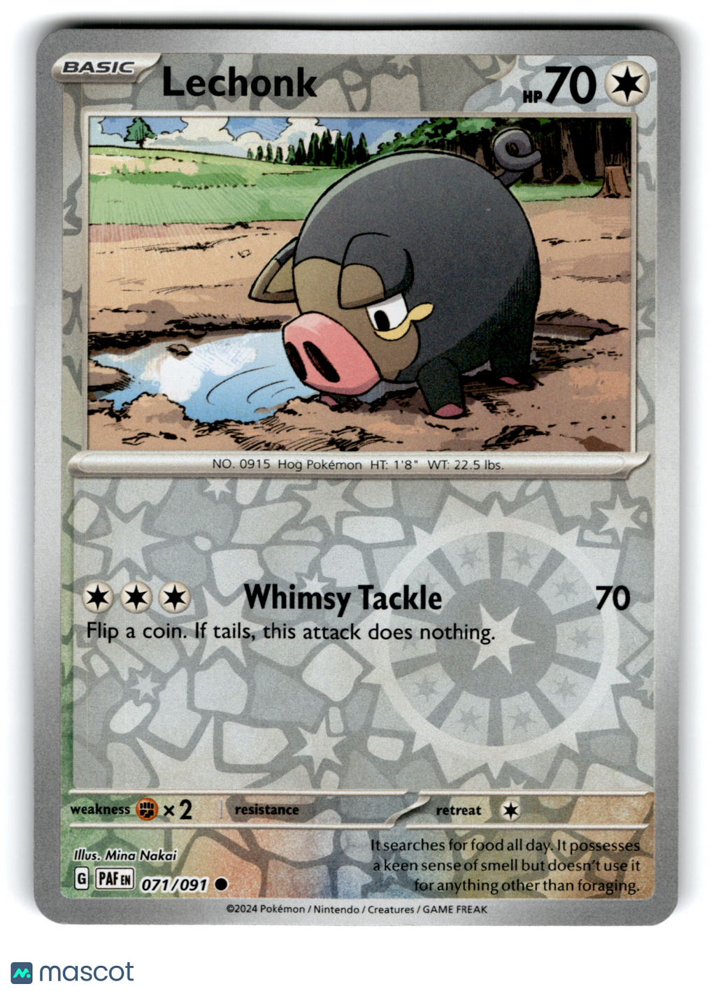 2024 Pokemon Lechonk #71/91