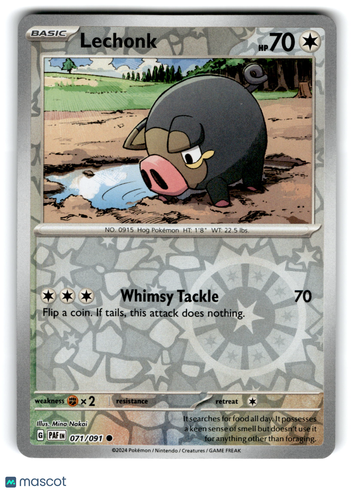 2024 Pokemon Lechonk #71/91
