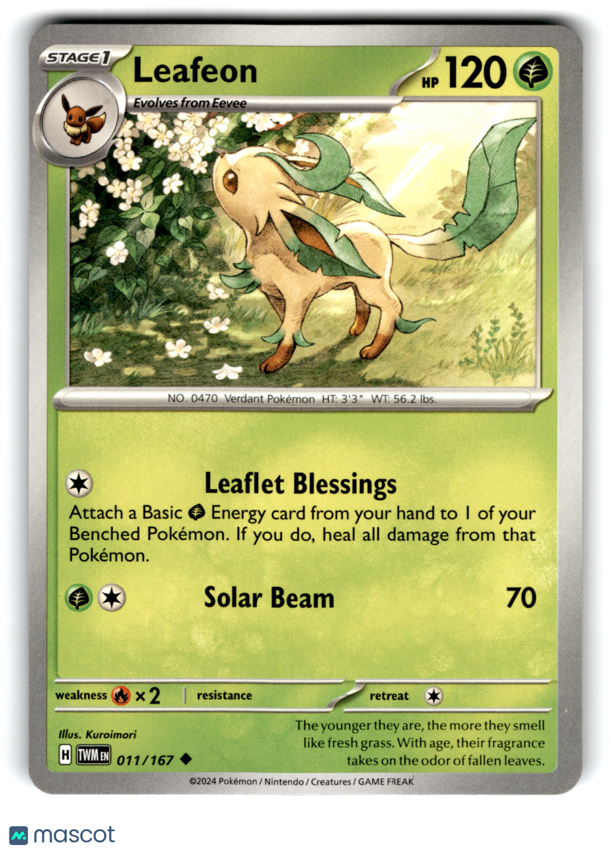 2024 Pokemon Leafeon #11/167