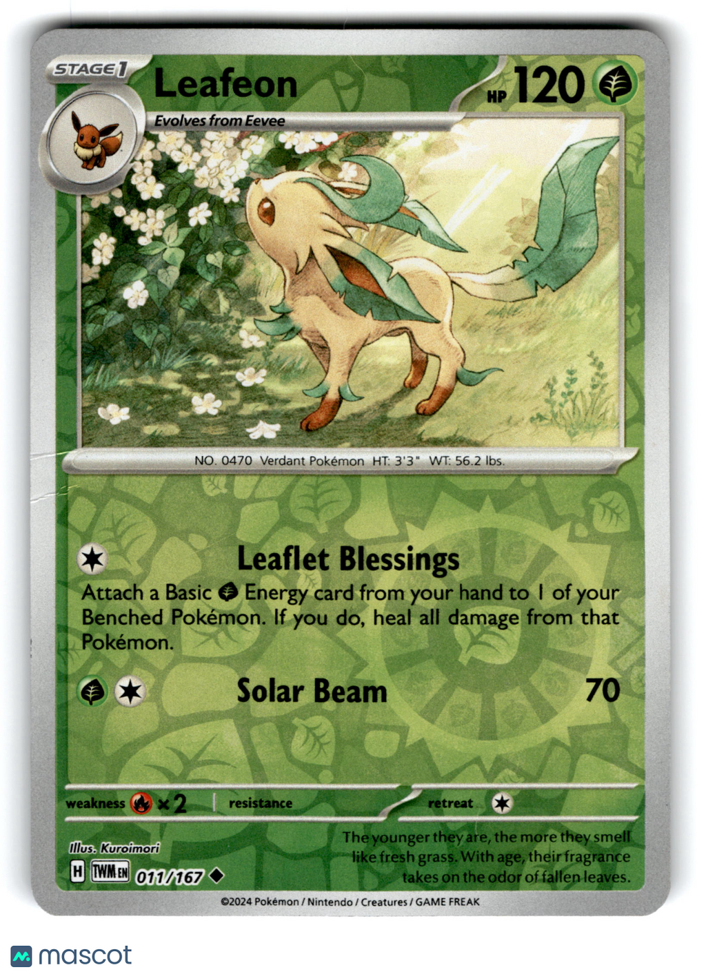 2024 Pokemon Leafeon #11/167