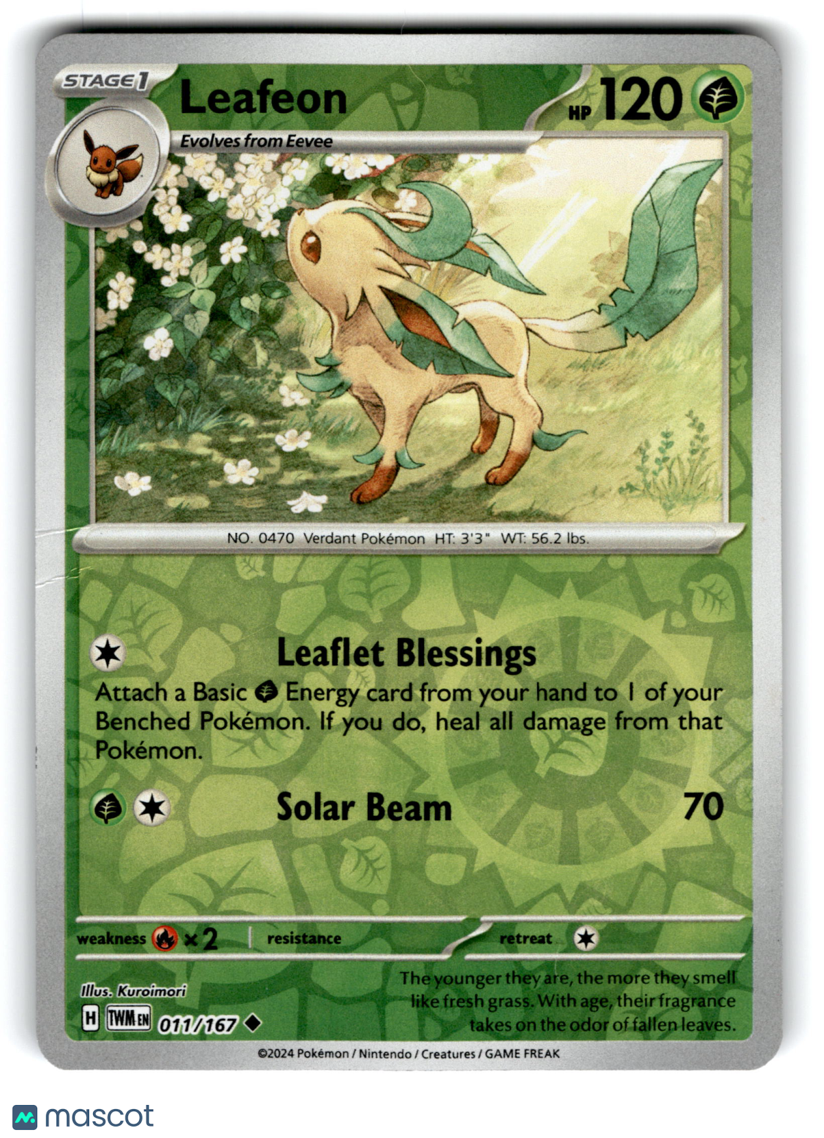 2024 Pokemon Leafeon #11/167