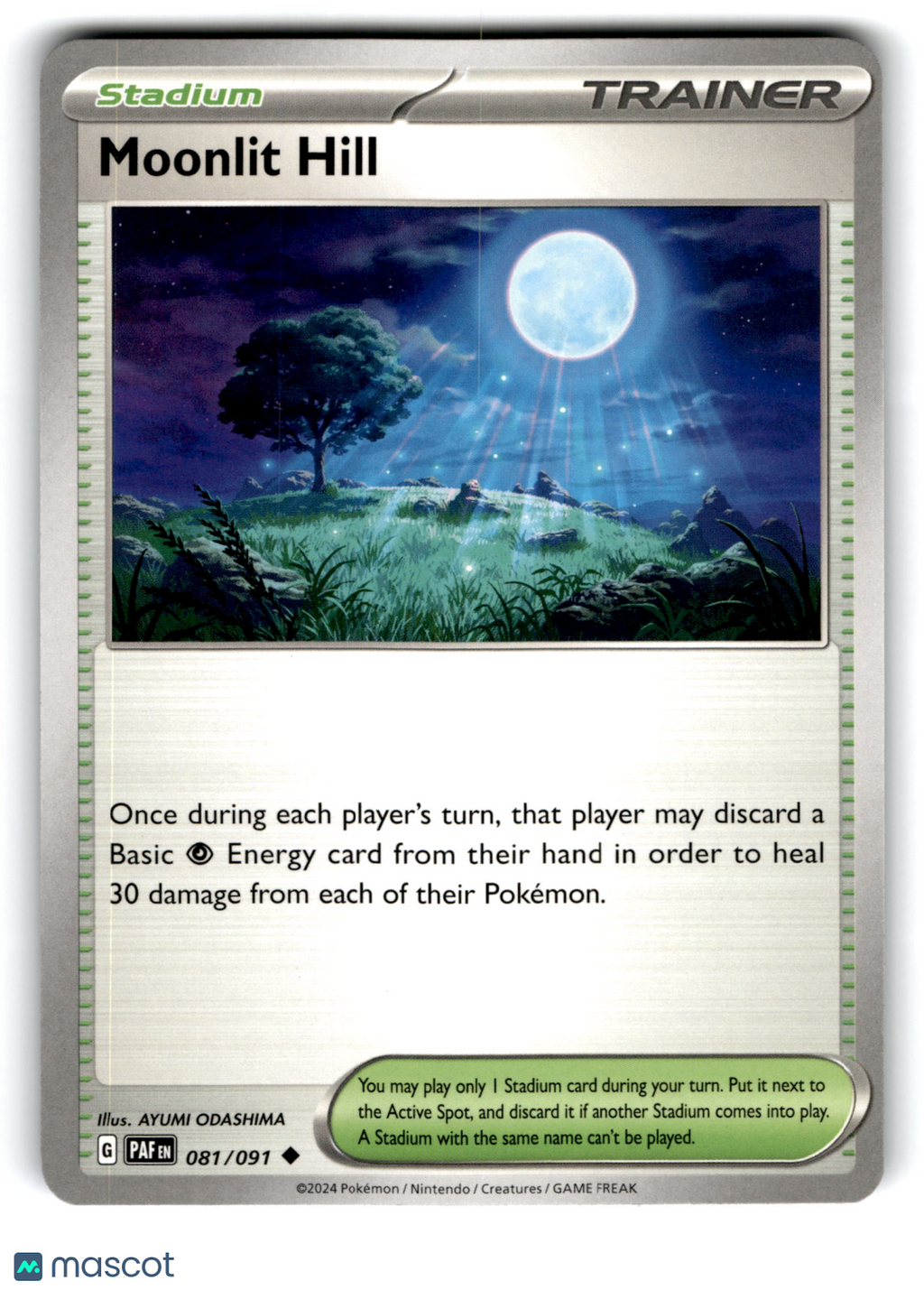 2024 Pokemon Moonlit Hill #81/91