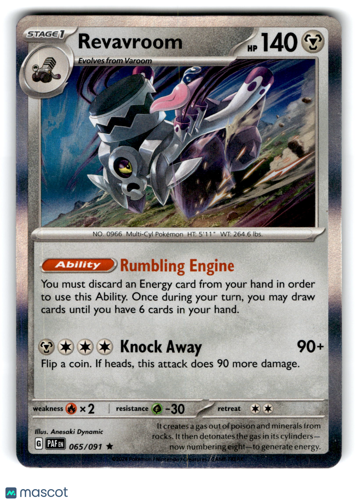 2023 Pokemon Revavroom #65/91