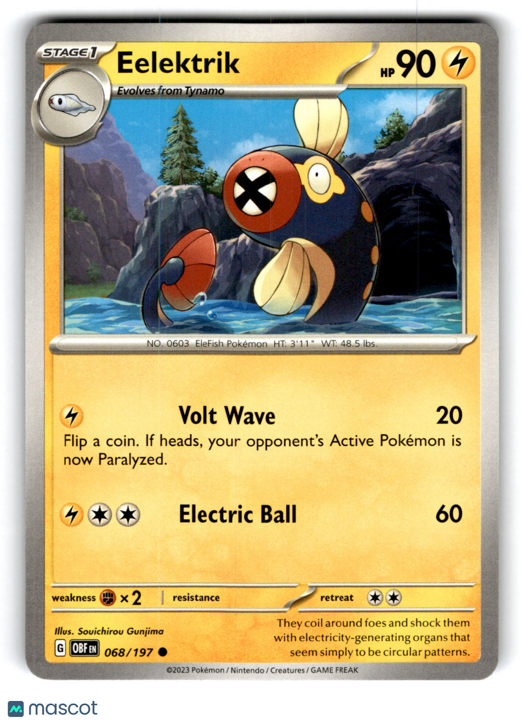 2023 Pokemon Eelektrik #68/197