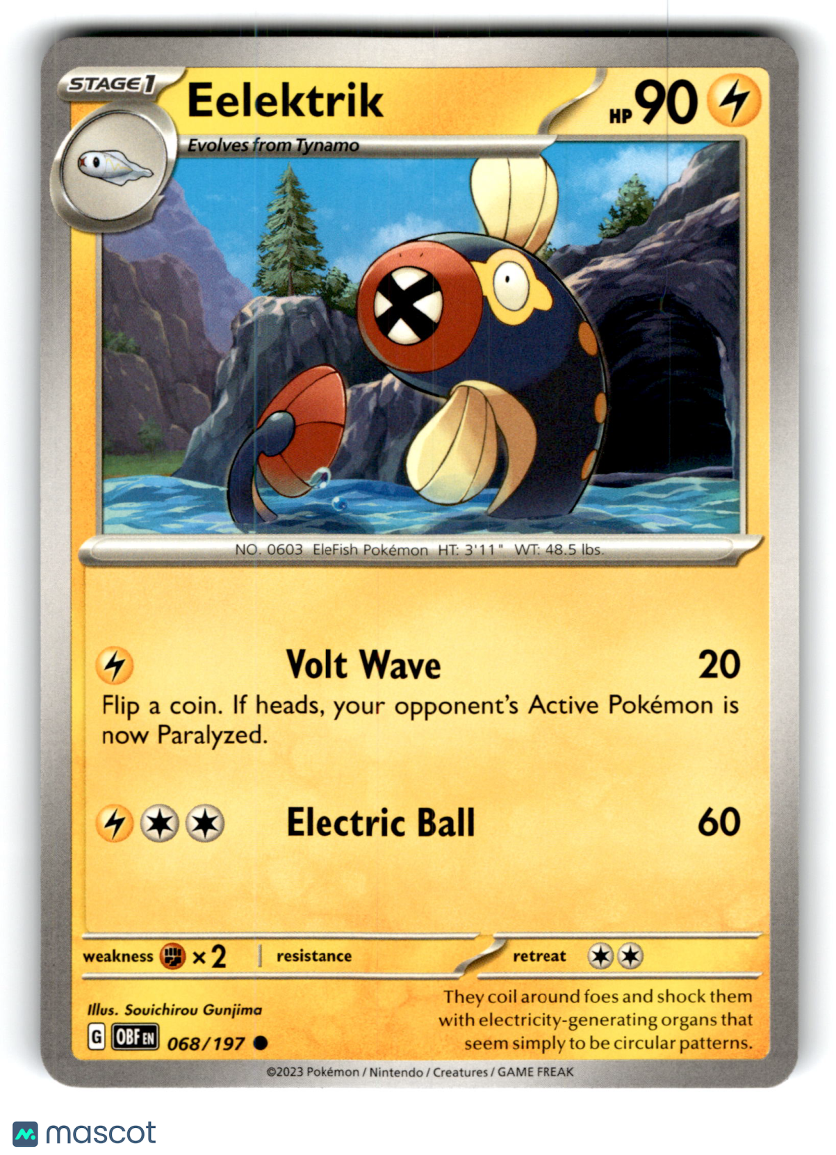 2023 Pokemon Eelektrik #68/197