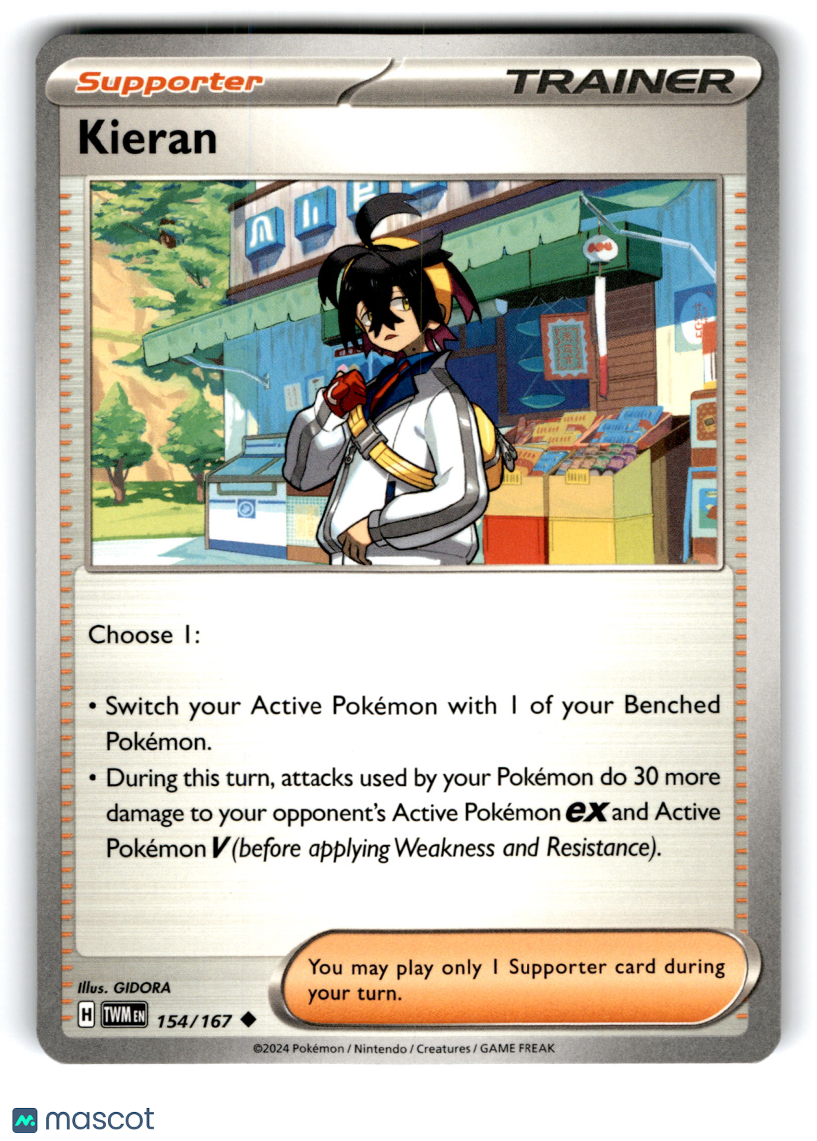 2024 Pokemon Kieran #154/167