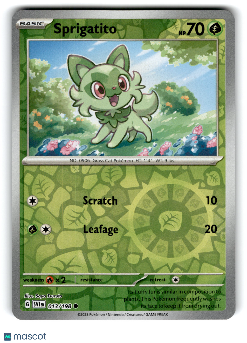 2023 Pokemon Sprigatito #13/198
