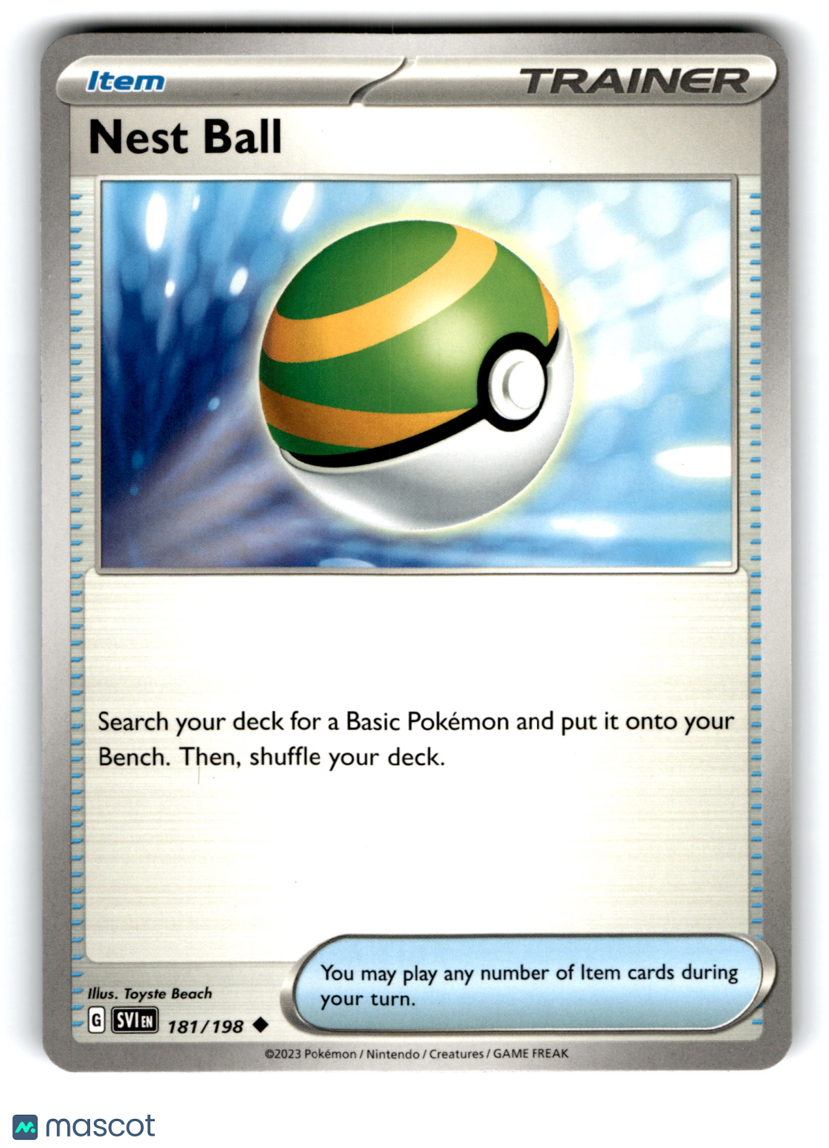 2023 Pokemon Nest Ball #181/198