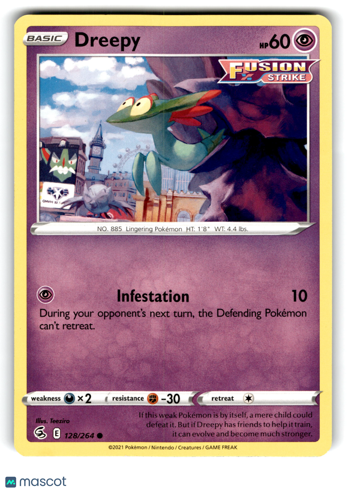 2021 Pokemon Dreepy #128/264