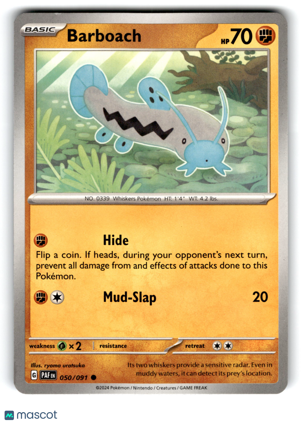 2024 Pokemon Barboach #50/91