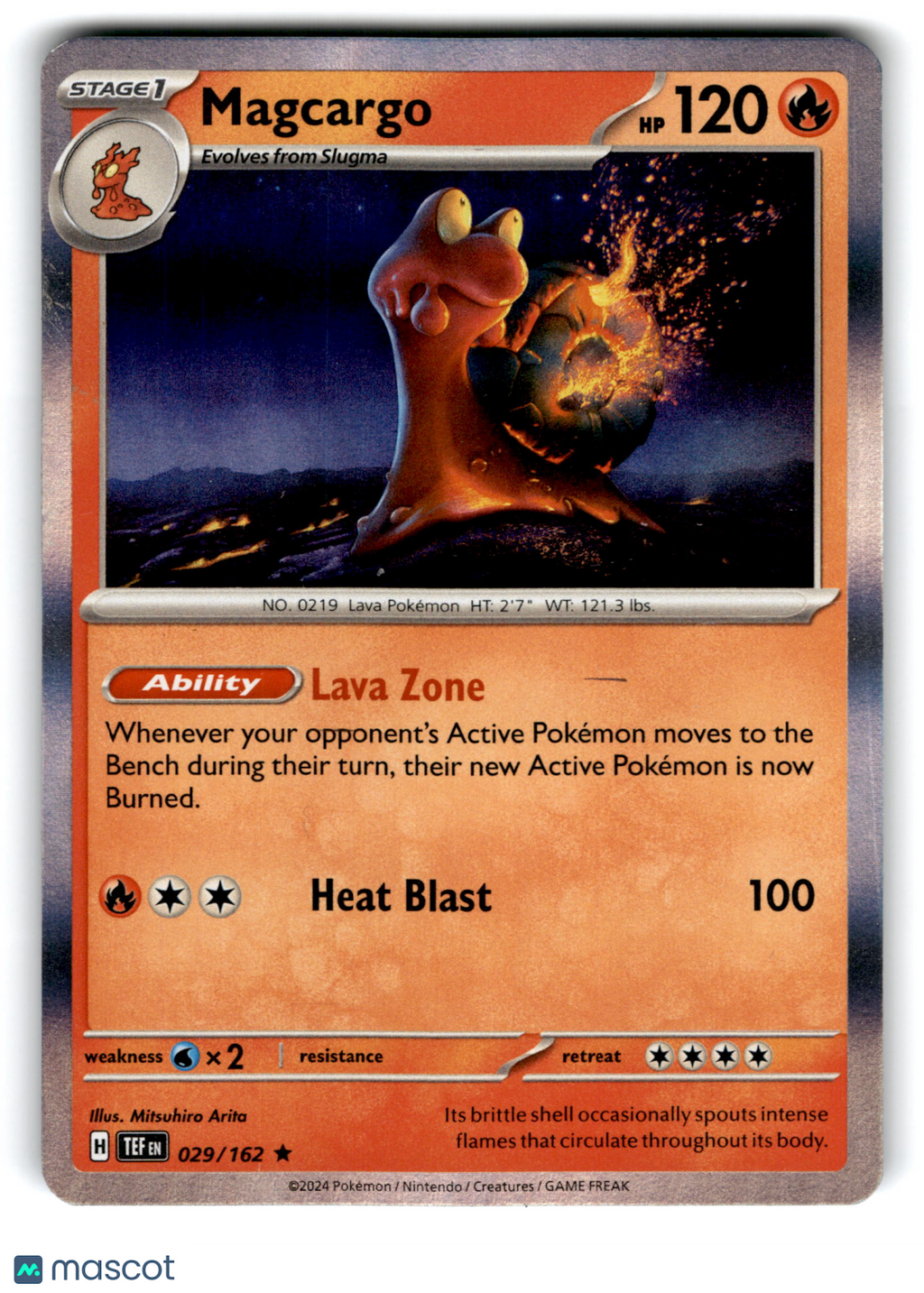 2024 Pokemon Magcargo #29/162