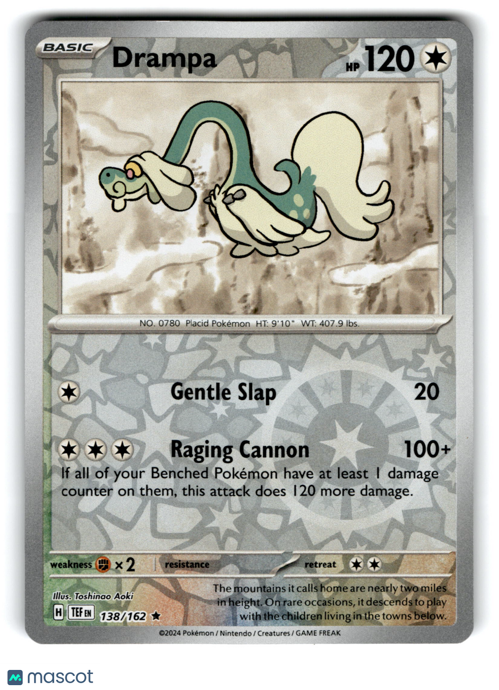 2024 Pokemon Drampa #138/162