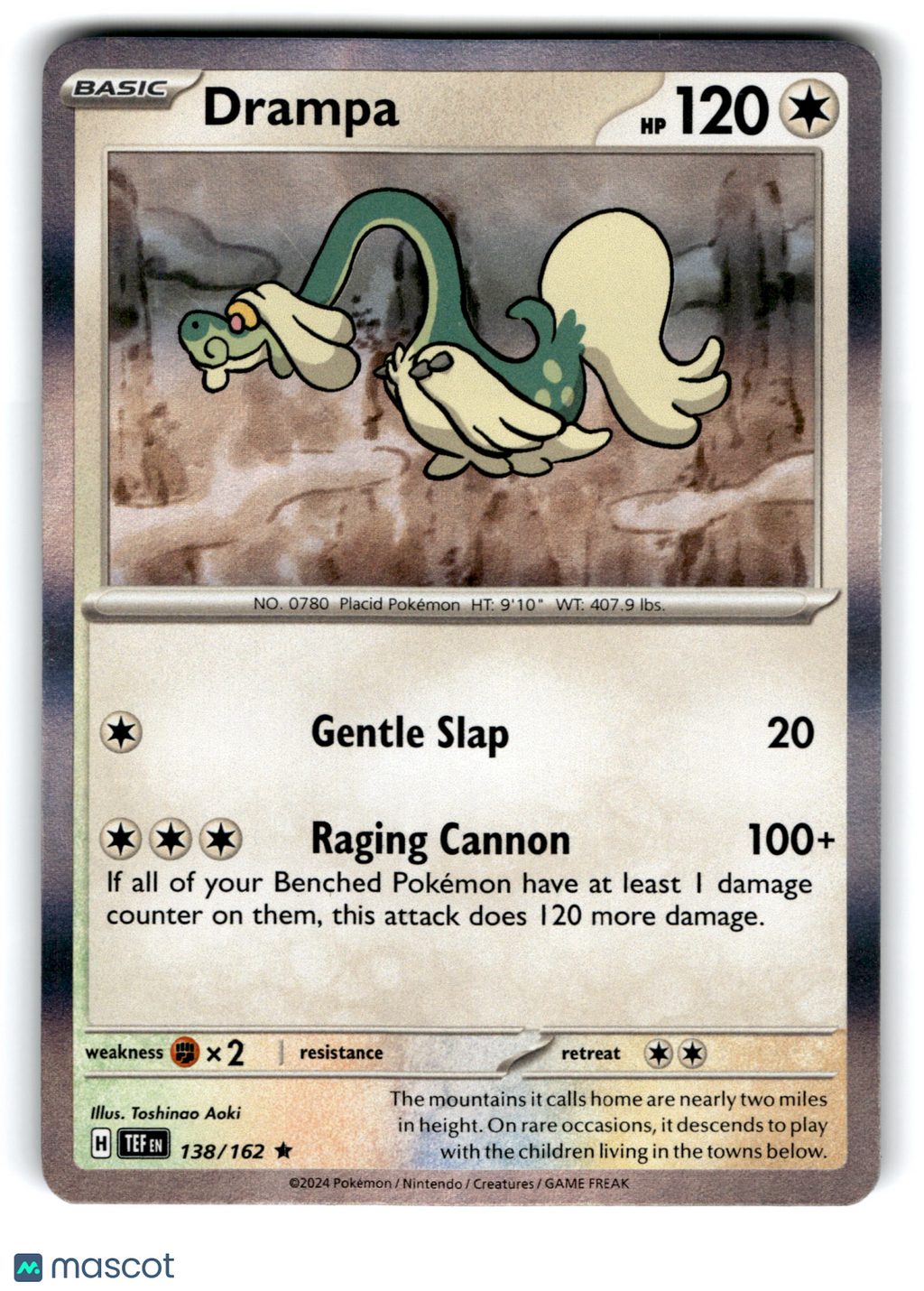 2024 Pokemon Drampa #138/162