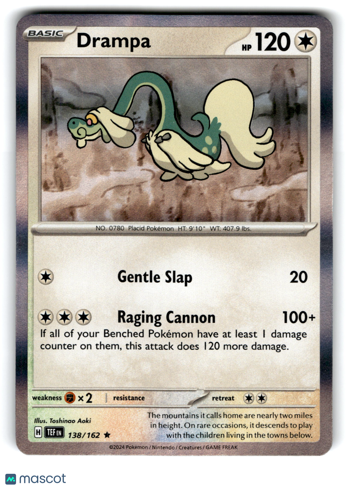 2024 Pokemon Drampa #138/162