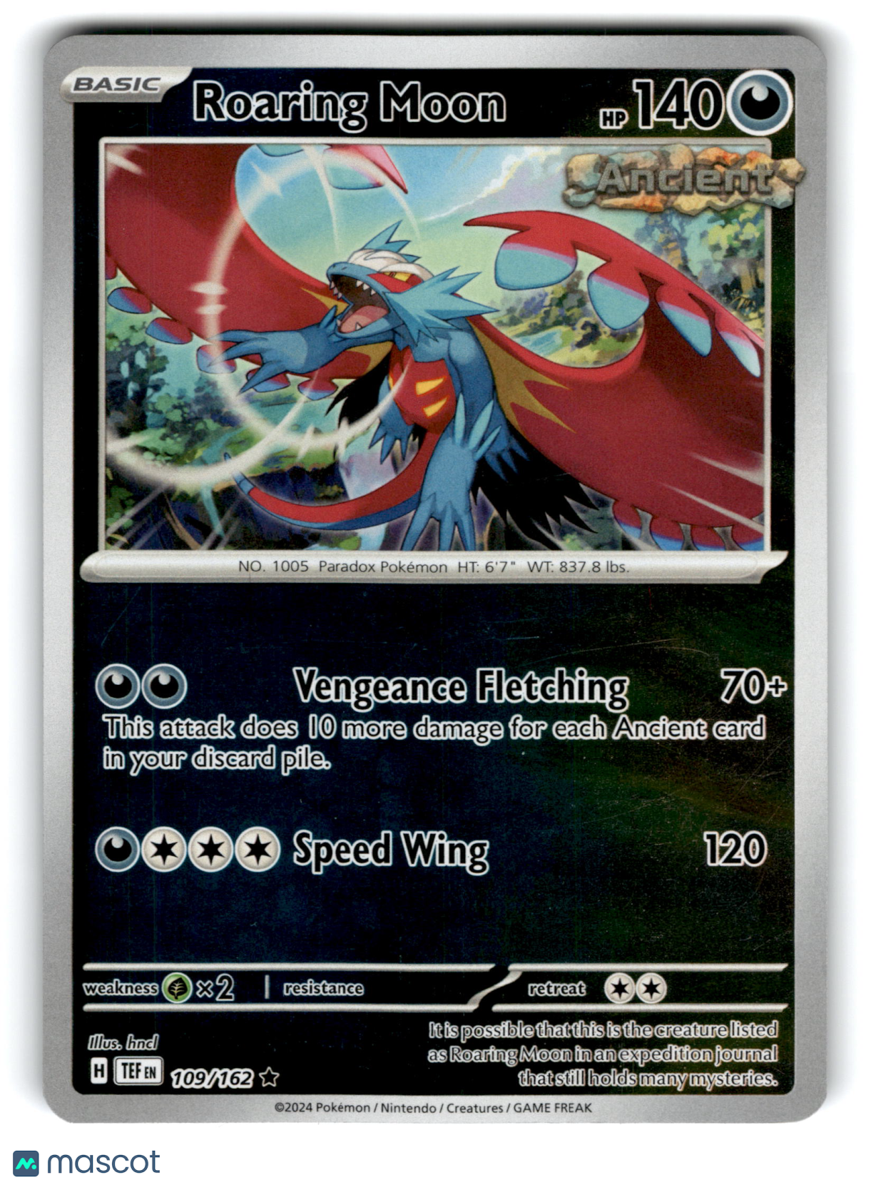 2024 Pokemon Roaring Moon #109/162