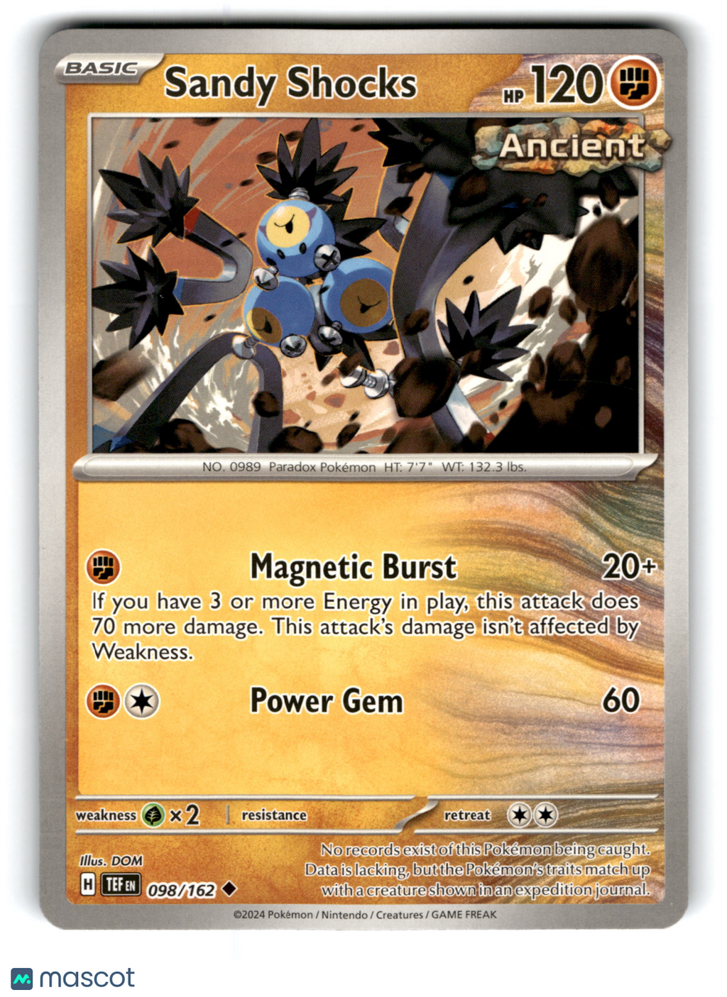 2024 Pokemon Sandy Shocks #98/162