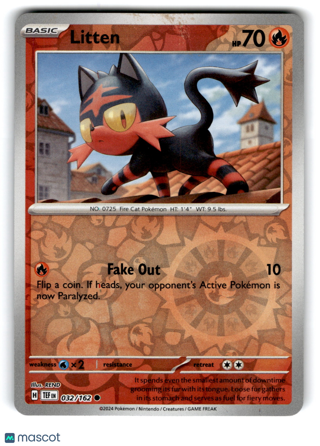 2024 Pokemon Litten #32/162