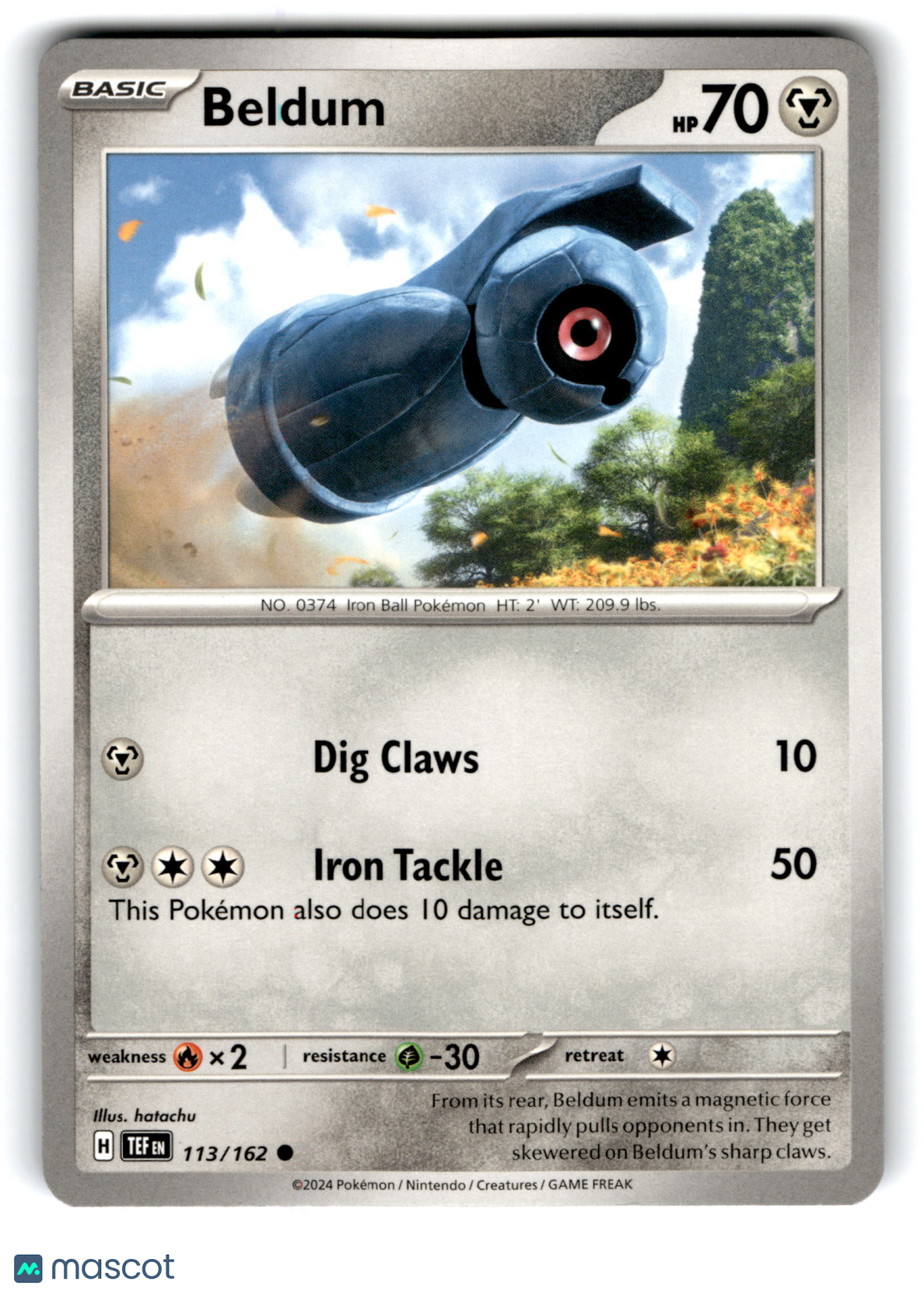 2024 Pokemon Beldum #113/162