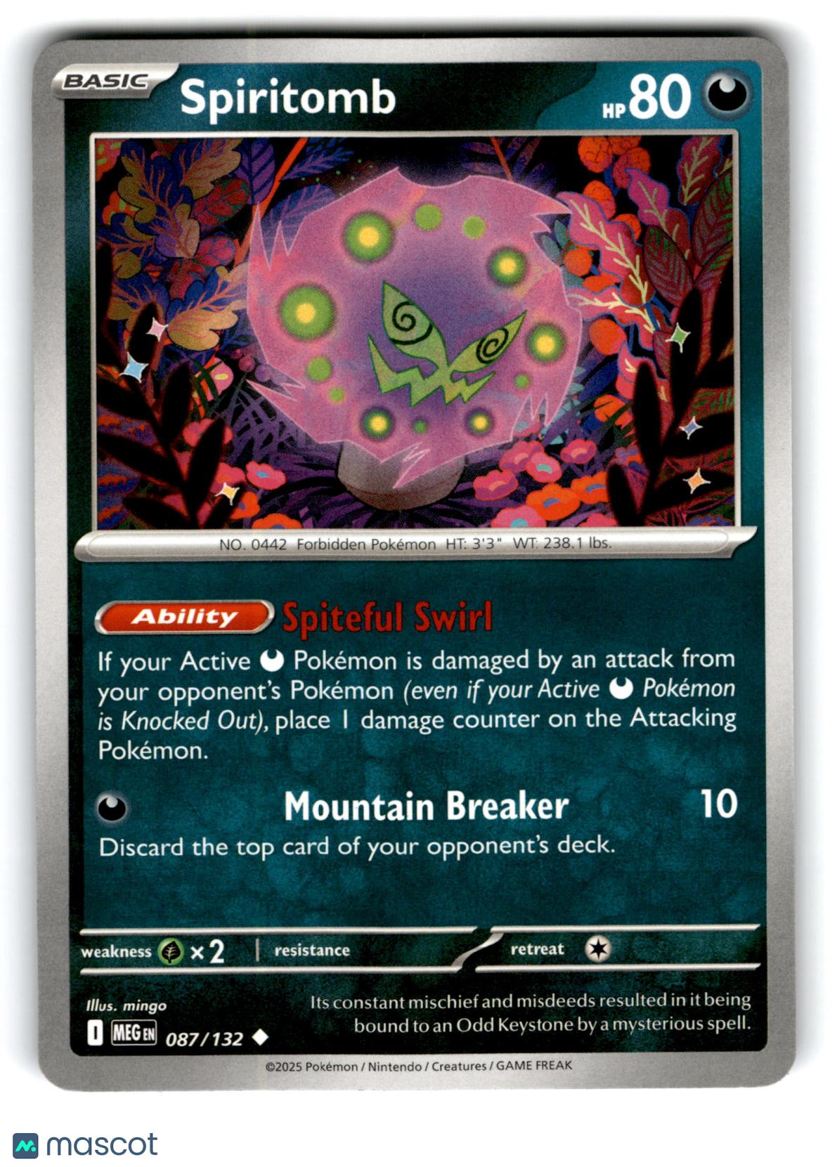 2025 Pokemon Spiritomb #87/132