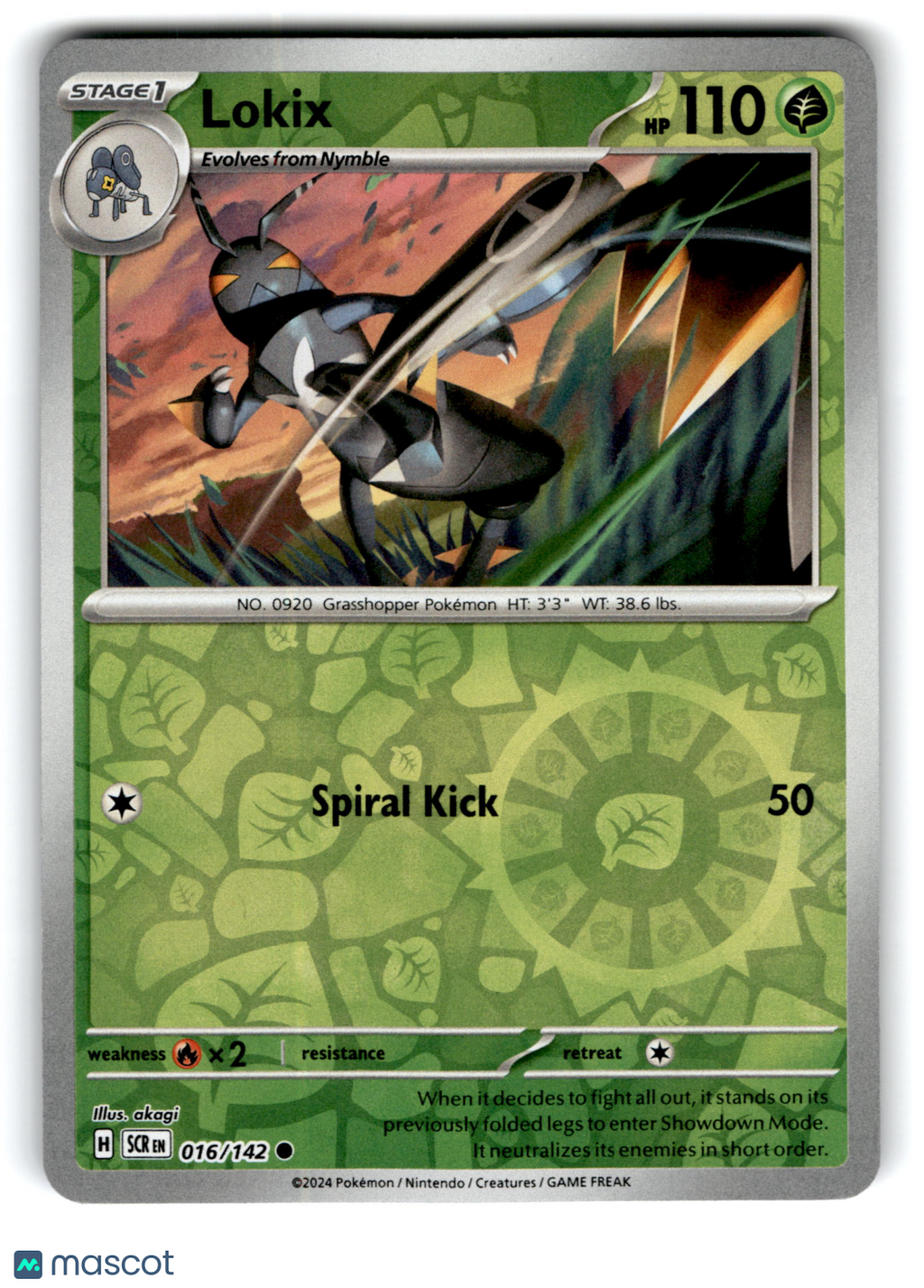 2024 Pokemon Lokix #16/142