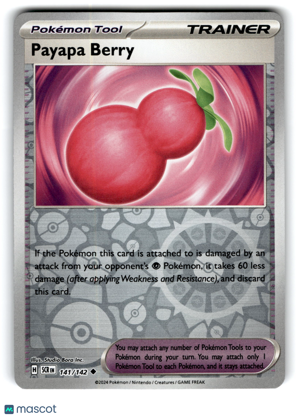 2024 Pokemon Payapa Berry #141/142