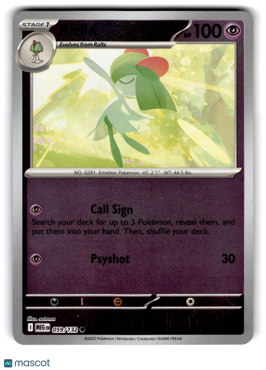 2025 Pokemon Kirlia #59/132