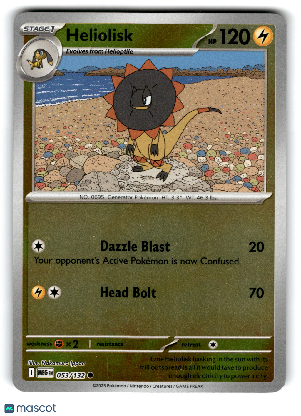 2025 Pokemon Heliolisk #53/132