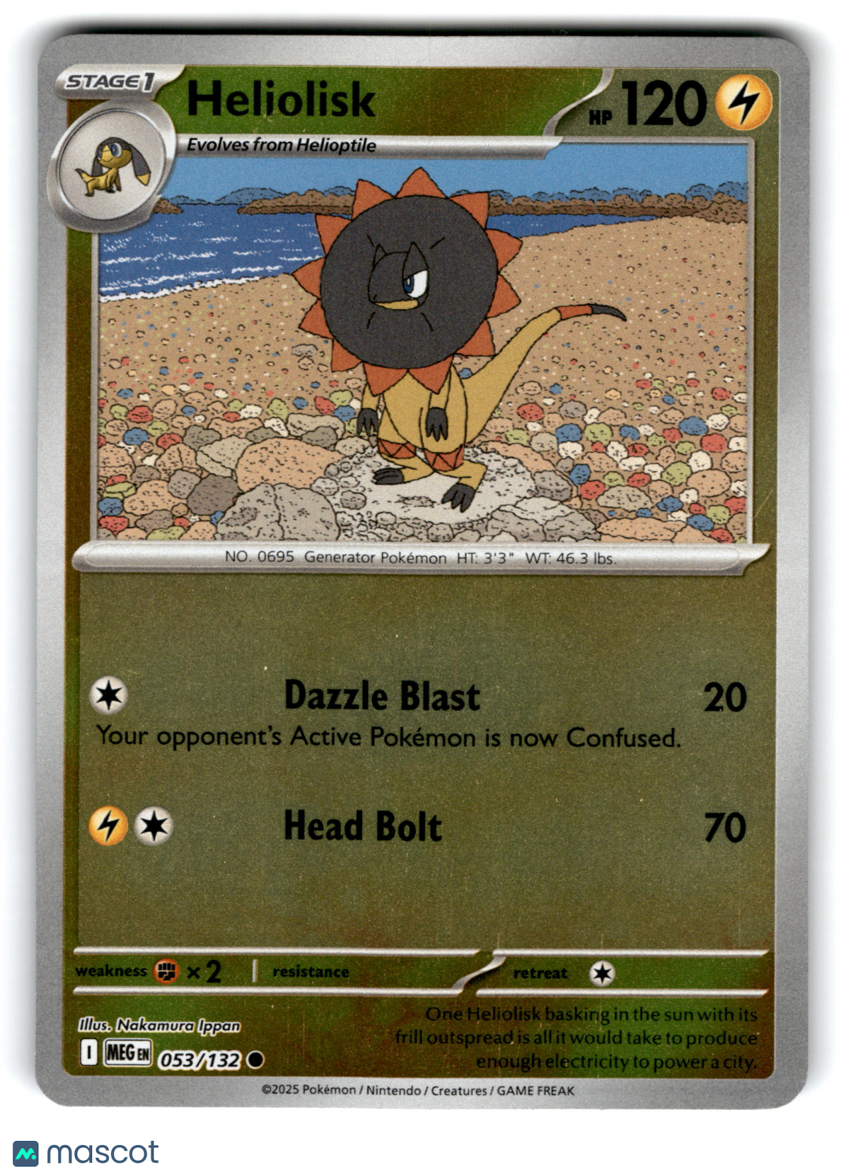 2025 Pokemon Heliolisk #53/132