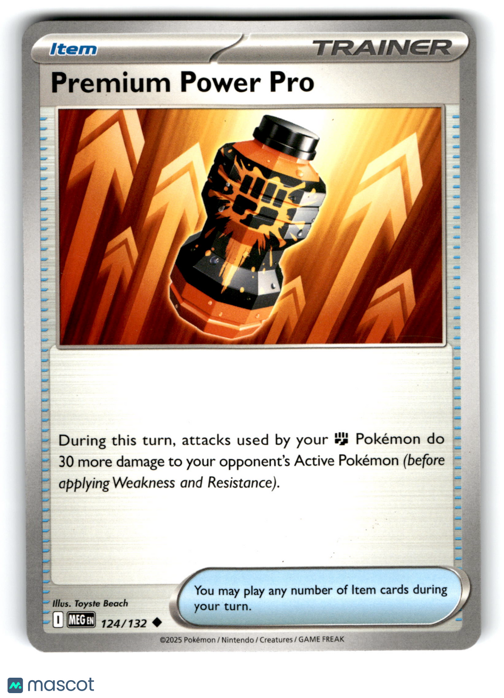 2025 Pokemon Premium Power Pro #124/132