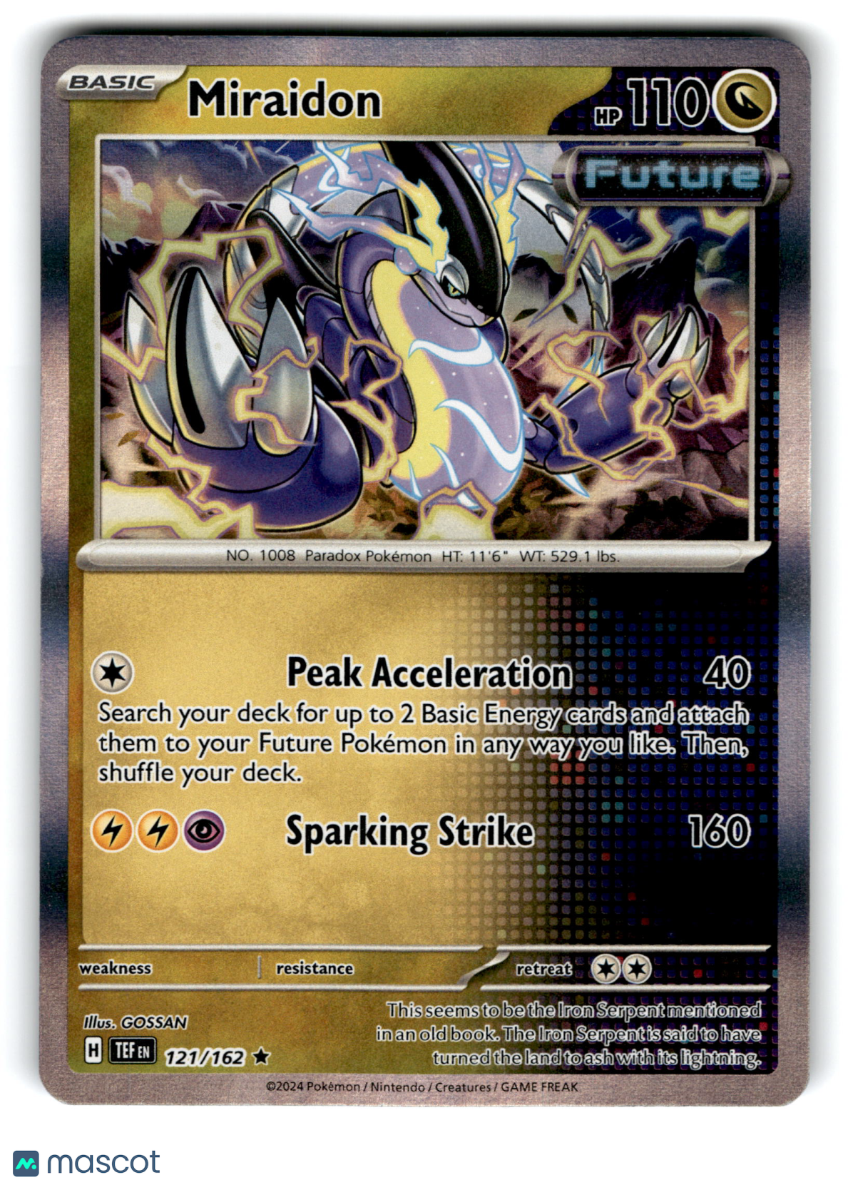 2024 Pokemon Miraidon #121/162