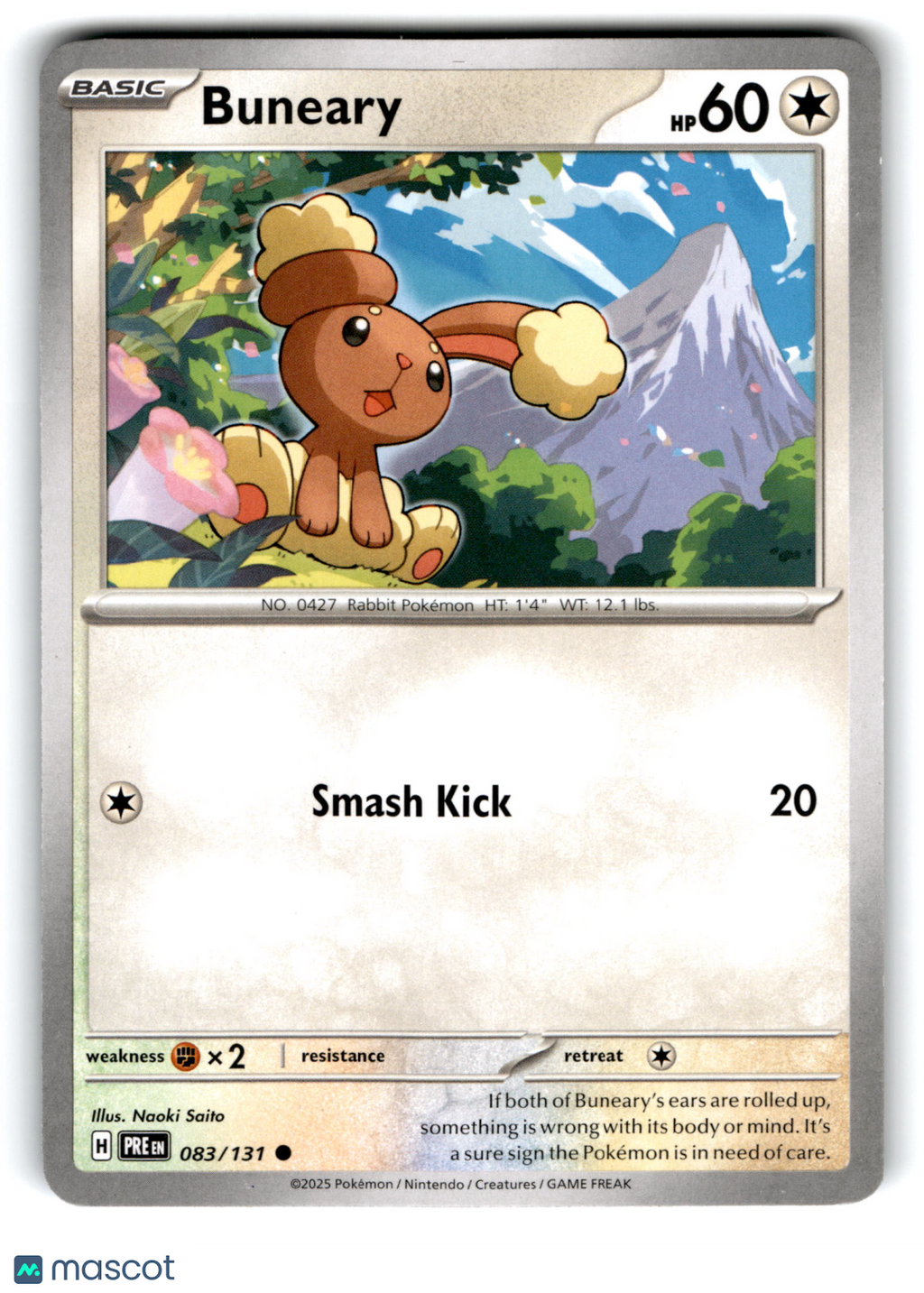 2025 Pokemon Buneary #83/131