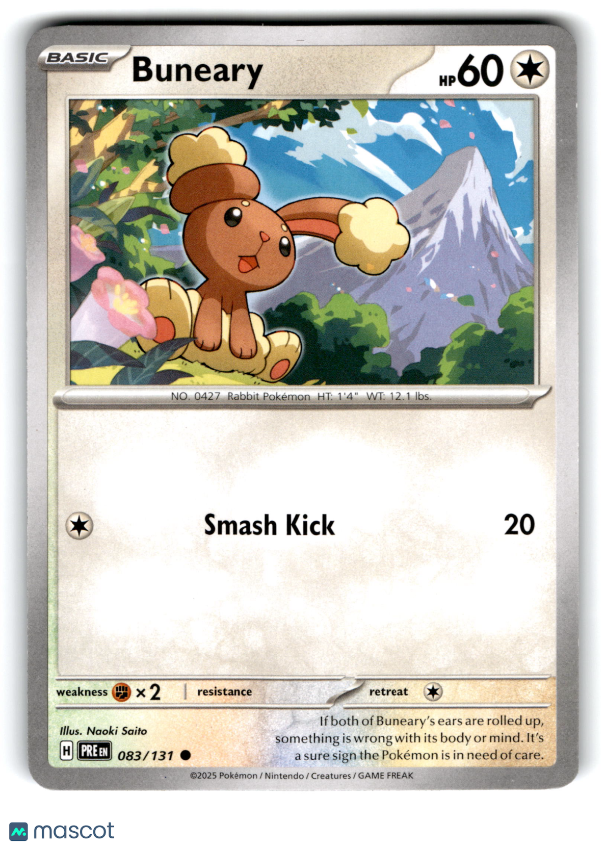 2025 Pokemon Buneary #83/131