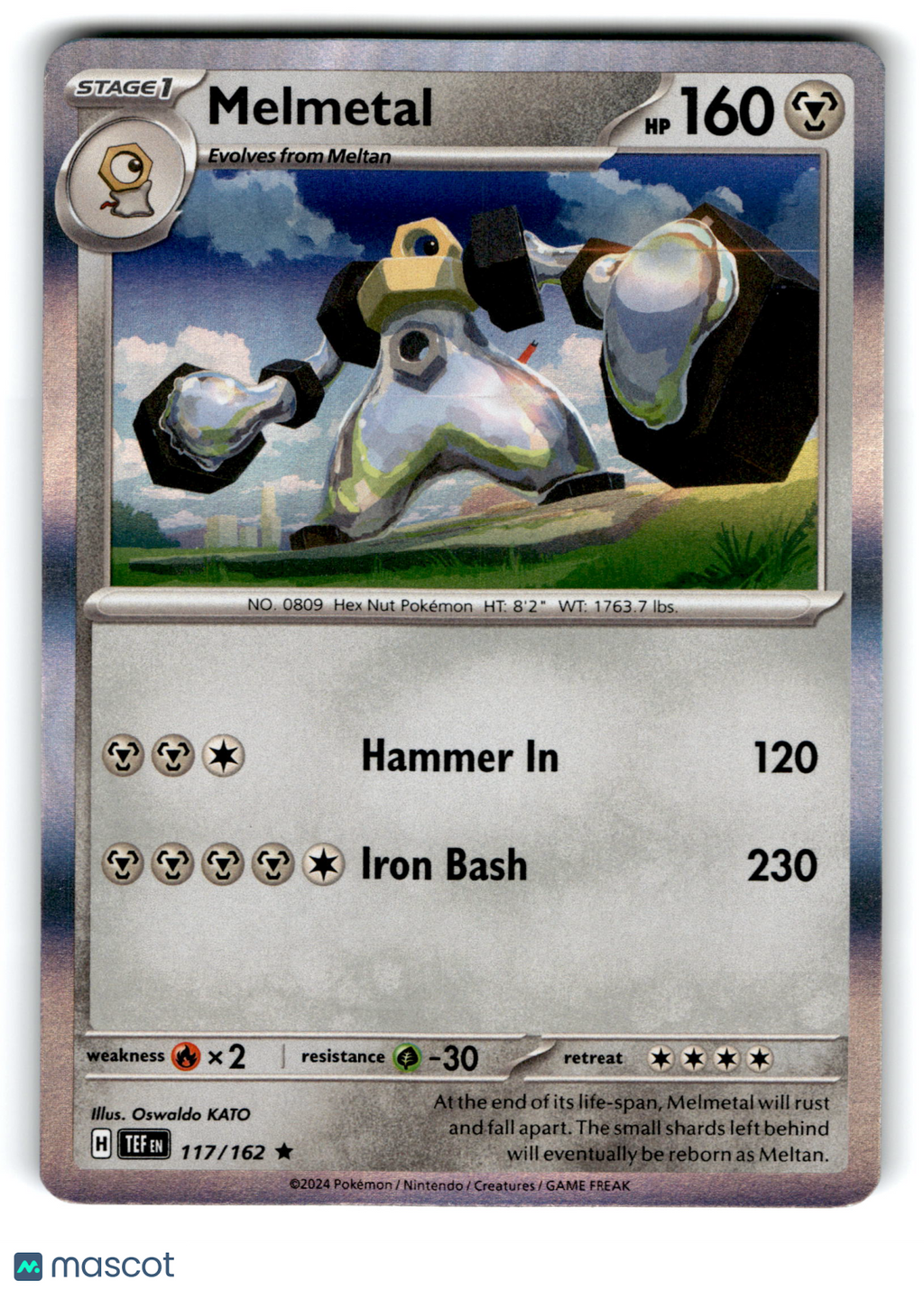 2024 Pokemon Melmetal #117/162