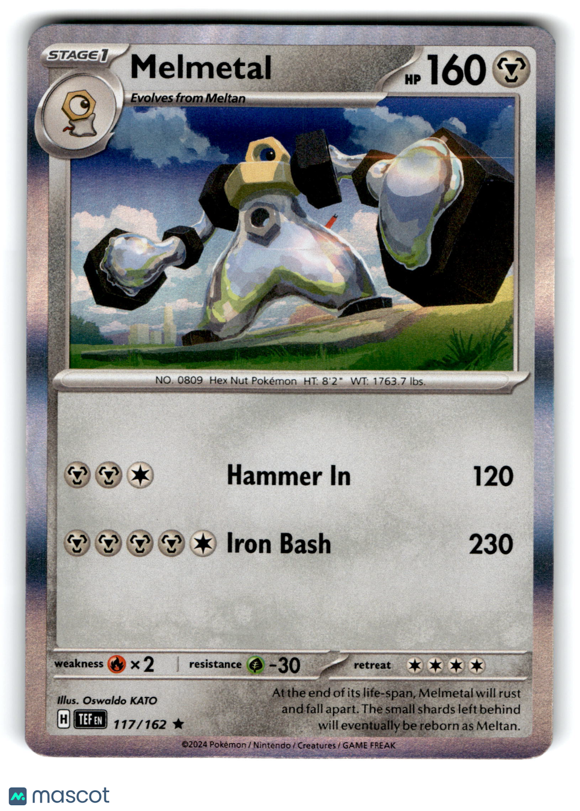 2024 Pokemon Melmetal #117/162