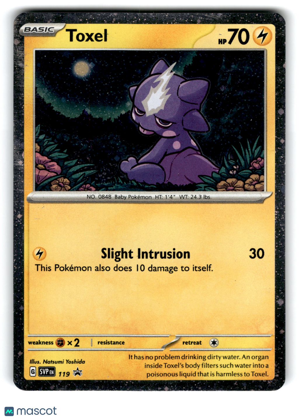 2023 Pokemon Toxel #SVP EN 119
