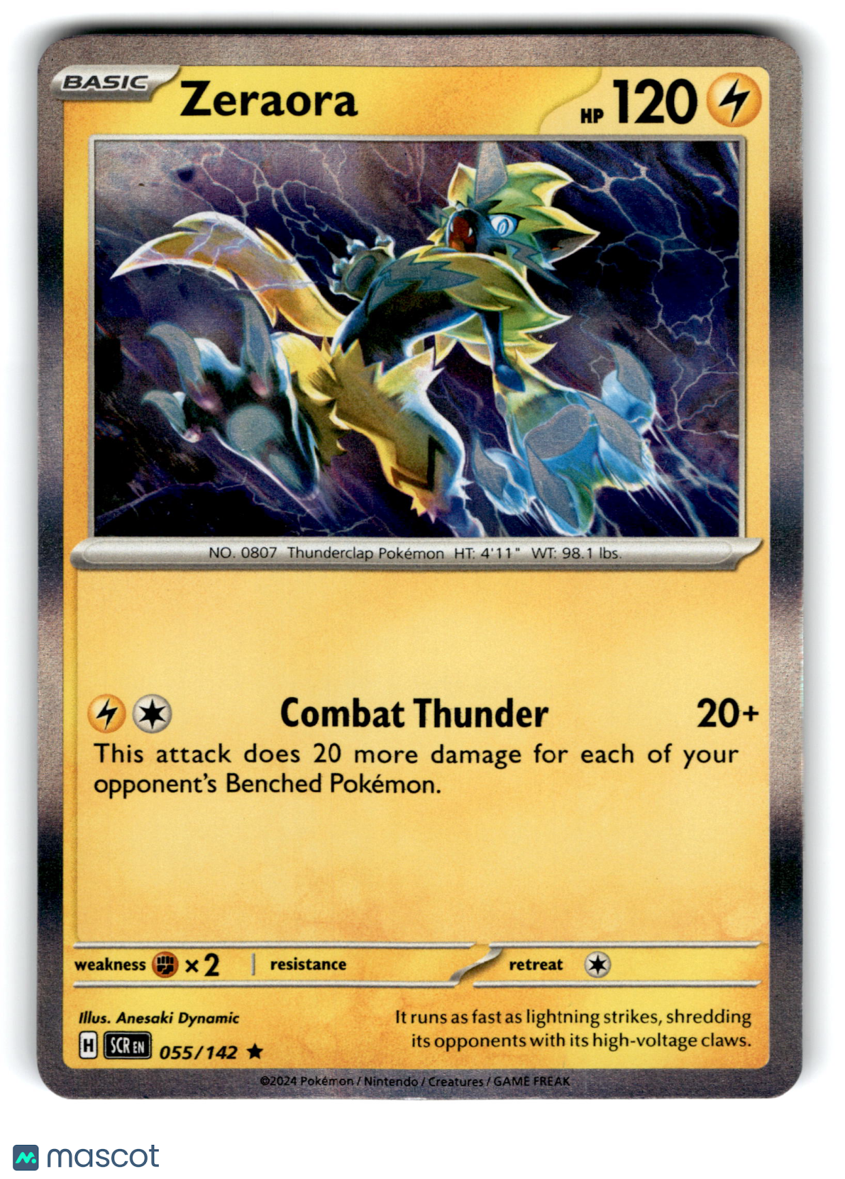 2024 Pokemon Zeraora #55/142