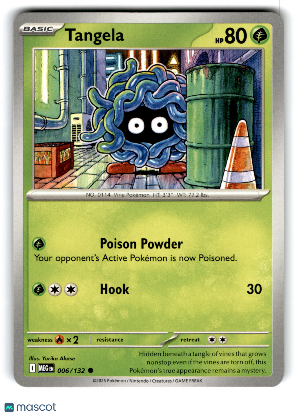 2025 Pokemon Tangela #6/132
