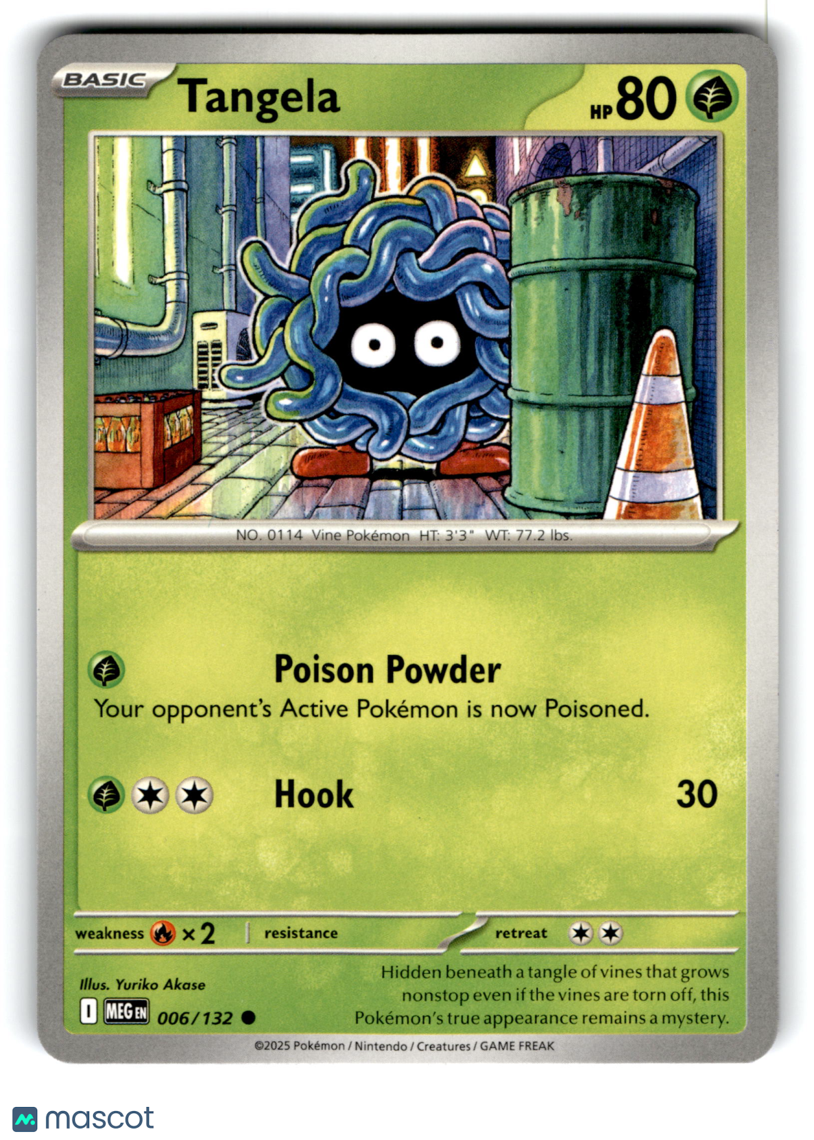 2025 Pokemon Tangela #6/132
