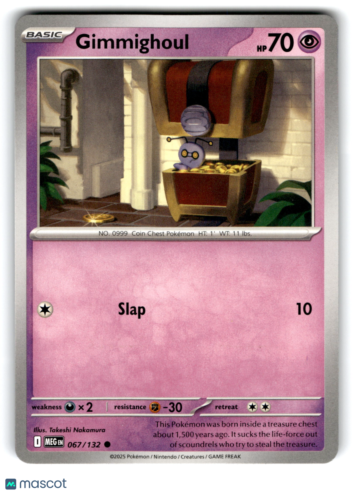 2025 Pokemon Gimmighoul #67/132