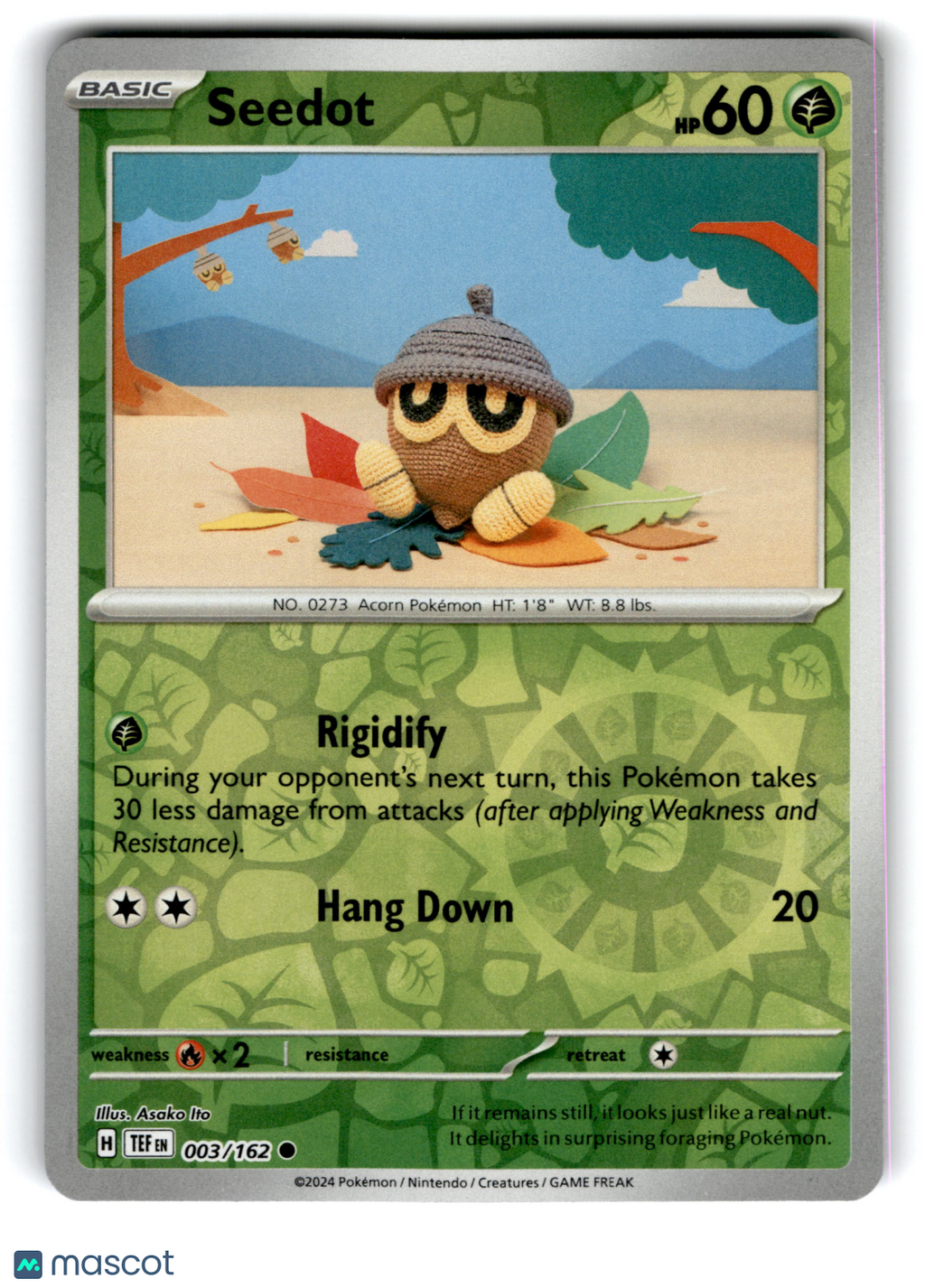 2024 Pokemon Seedot #3/162